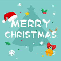 圣诞节圣诞元素矢量背景插画