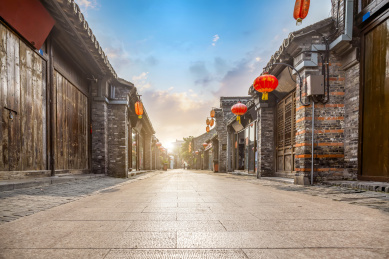 扬州东关街老建筑街景