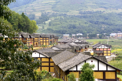 贵州省遵义市播州区枫香镇苟坝村农村风光