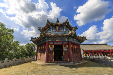 辽宁抚顺赫图阿拉城汗宫大衙门