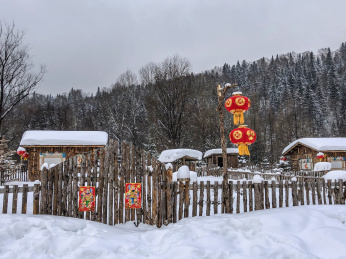中国黑龙江哈尔滨亚布力滑雪旅游度假区雪乡风光