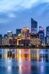 杭州钱江新城建筑景观