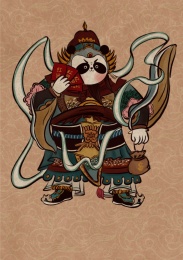 熊猫门神