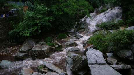 安徽六安金寨县天堂寨白马大峡谷瀑布溪流