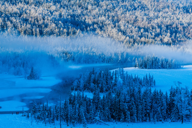 中国新疆喀纳斯湖