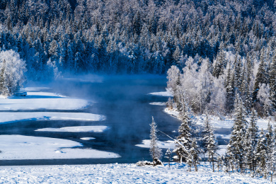 中国新疆喀纳斯湖