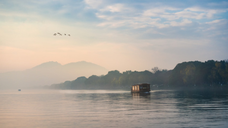 浙江省杭州市西湖游船