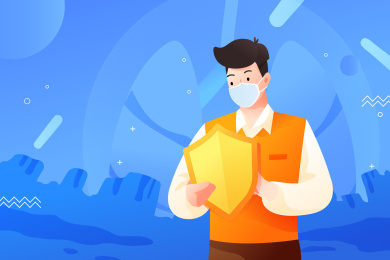 医疗保障健康主题矢量插画