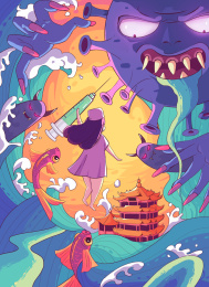 医生女孩大战冠状病毒