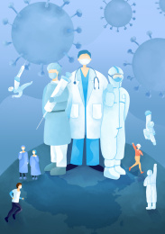 戴着口罩手持注射器的医生