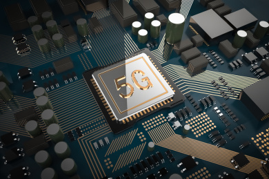 5G智能芯片渲染图