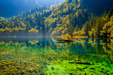 四川九寨沟五花海