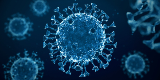冠状病毒 三维渲染