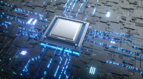 电子科技芯片三维场景样机