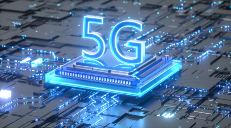 5g网络技术科技电子三维海报