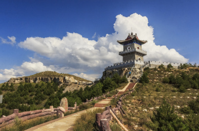 中国山西忻州乾坤湾风光