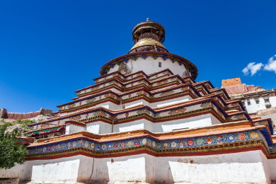 中国西藏日喀则江孜白居寺