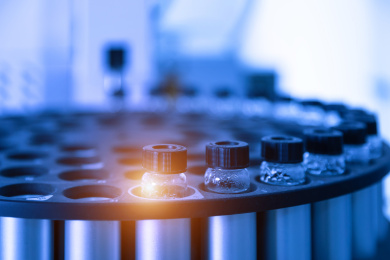 特写视角疾控中心实验室中的仪器设备