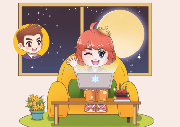 星空璀璨里的视频聊天