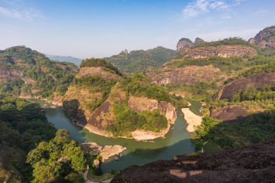 福建省武夷山天游峰风光
