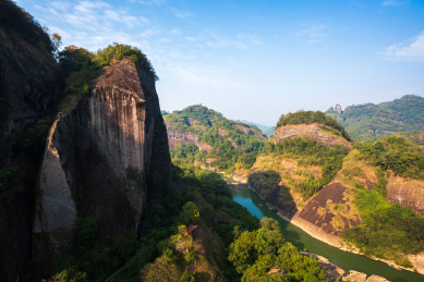 福建省武夷山天游峰风光
