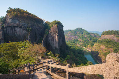 福建省武夷山天游峰风光