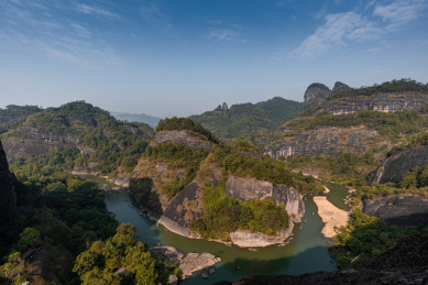 福建省武夷山天游峰风光