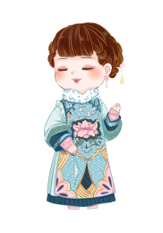 穿着古典服装的女子