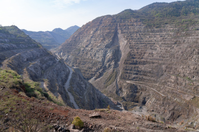 中国湖北省黄石国家矿山公园