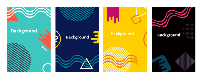 图形海报背景素材