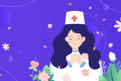 医疗护士矢量插画