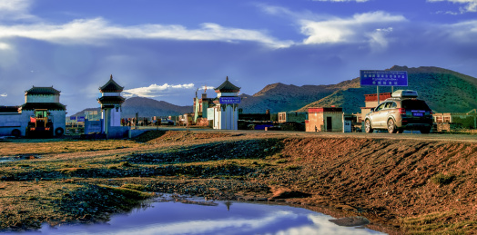 中国西藏日喀则定日县藏民新村