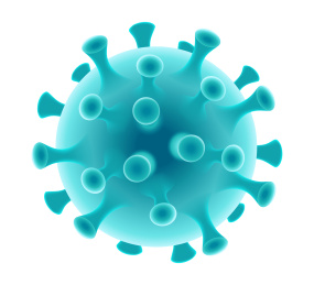 病毒3D矢量插画