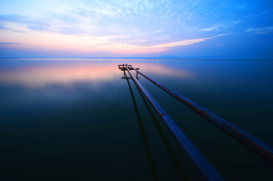 中国云南昆明呈贡海晏古村码头