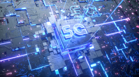 5g炫酷芯片科技科幻场景