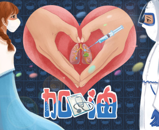 抗击疫情的医护人员