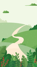 春夏天天空田野植物