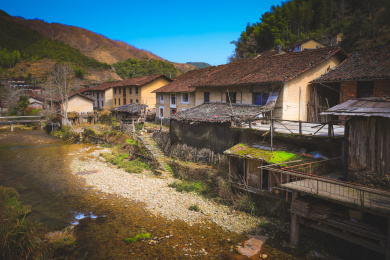 浙江省丽水市庆元县百山祖镇黄水村古村落