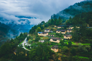 浙江丽水乡村田园风光