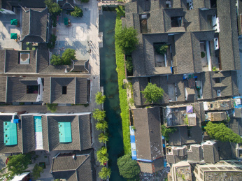 浙江湖州状元街仿古建筑