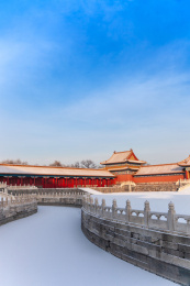 雪后的北京故宫博物院