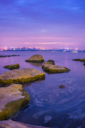 湖北武汉东湖夜景