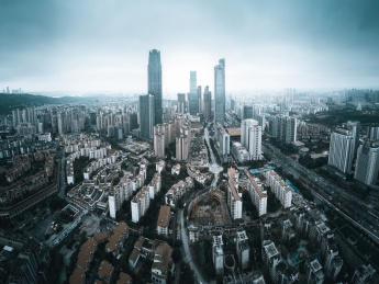 南宁航拍城市风光