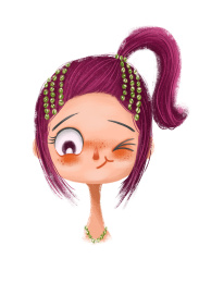 萌萌哒多肉小女孩头像