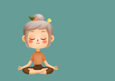 冥想的瑜伽教练