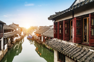 中国苏州周庄古镇