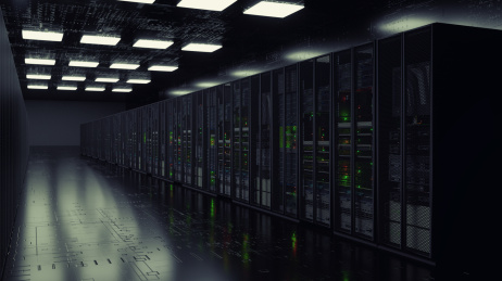 三维渲染服务器机房效果图