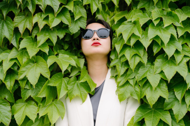 亚洲年轻时尚女孩肖像