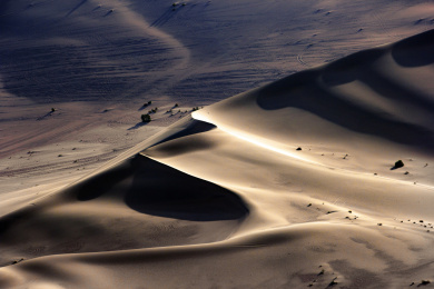 中国甘肃敦煌鸣沙山沙漠