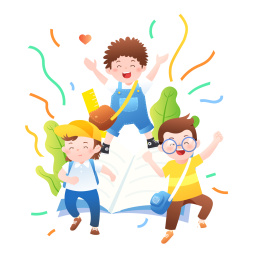 儿童教育矢量插画